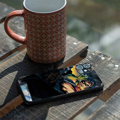 DC Comics Batman All Star Batman & Robin, The Boy Wonder ( Batman & Robin in Action) By Jim Lee iPhone 11 Skin